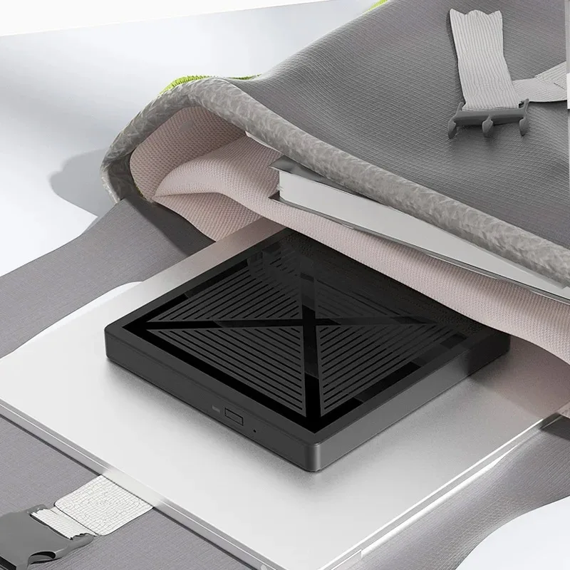 USB 3.0 USB C External CD/DVD RW Drive Read Burner Portable DVD Player Optical Drives For Laptop PC Windows 11 10 Linux MacOS