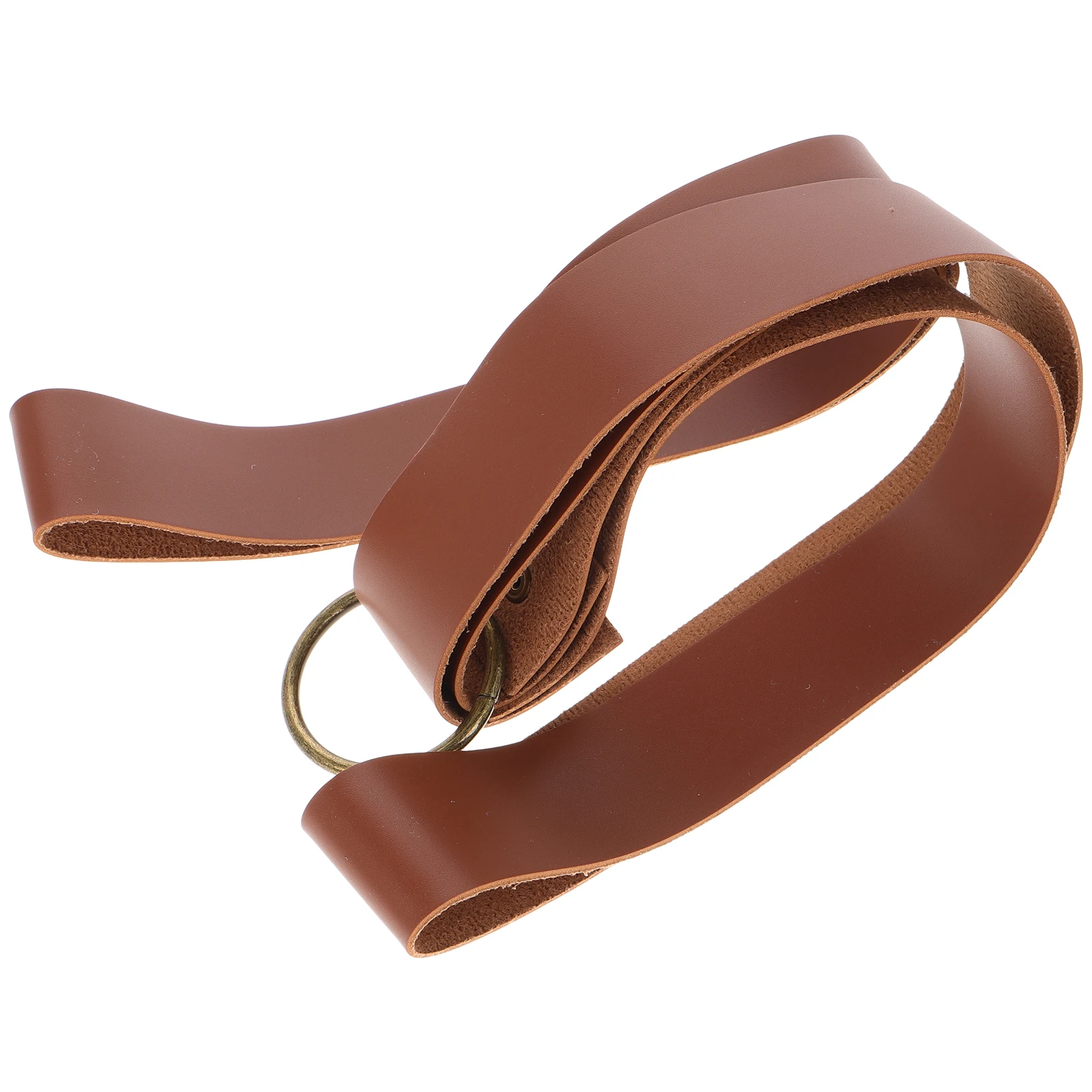 

Simple Storage Rack Deep Brown Wall Mount Magazine Holder PU Record Organizer Nordic Style Home Decor