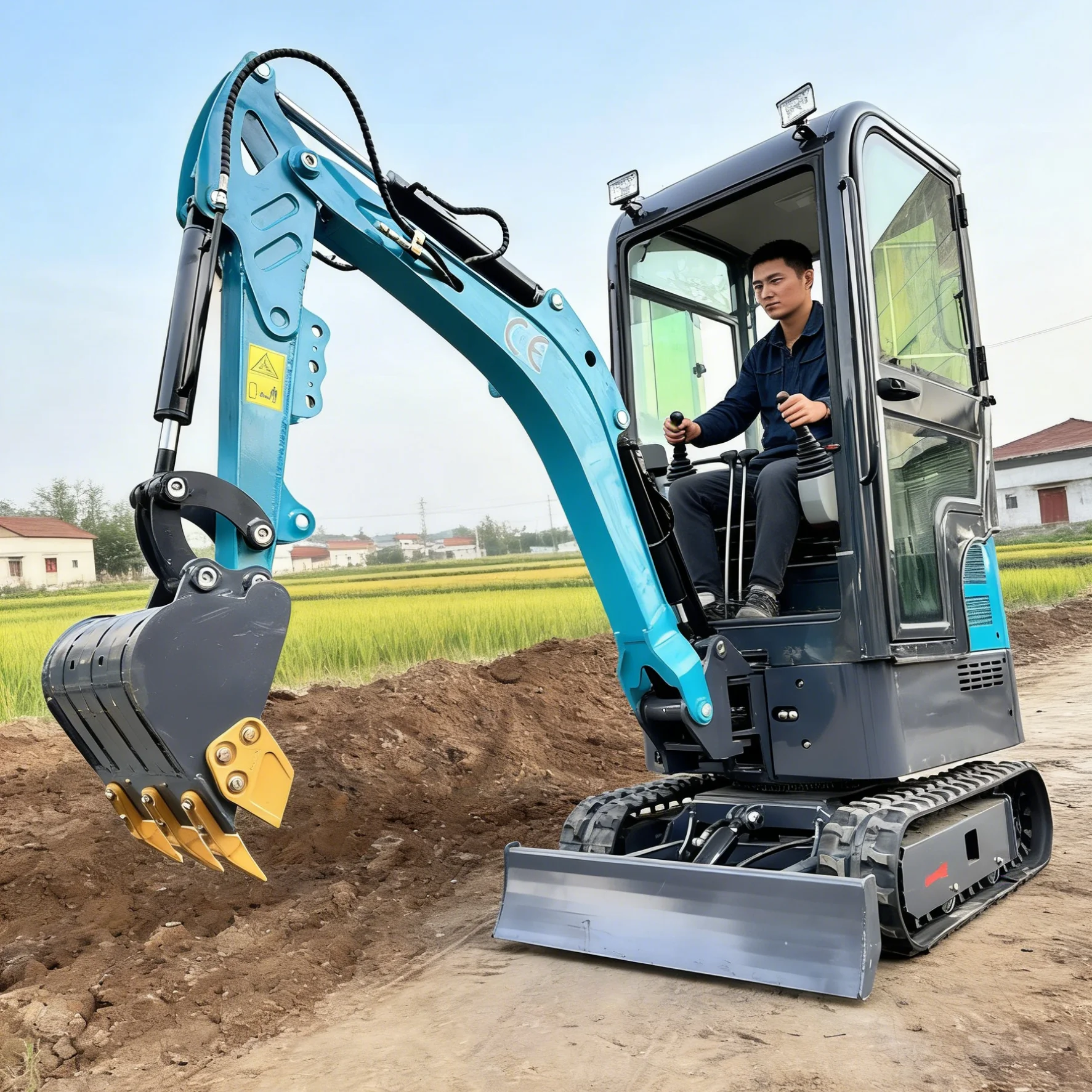 

The Latest 26-Year Model 1.5t Mini Excavator With High Power And Durability Customized Suitable For Construction Work