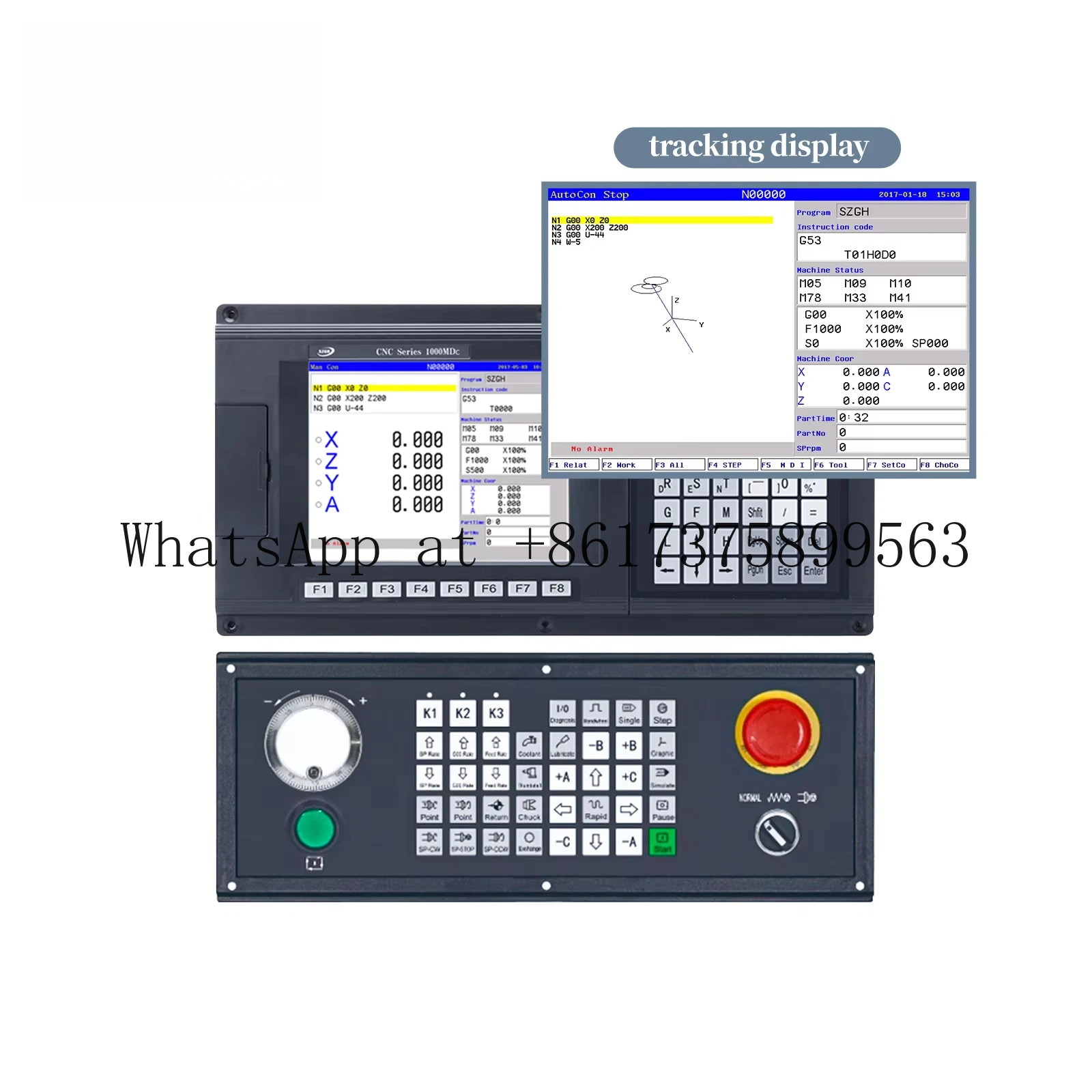3-Axis Automatic CNC Milling hine Varile Speed High Precision solute Positioning