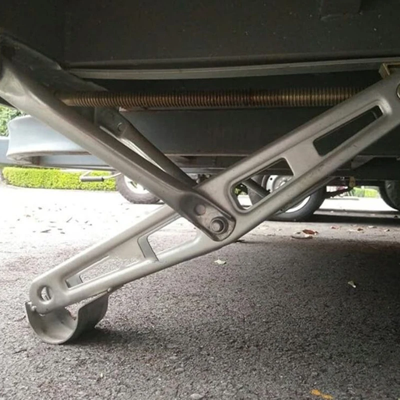 

Комплект стабилизаторов-ножниц для выравнивания прицепов с ручным приводом для автодомов, кемперов и туристических прицепов