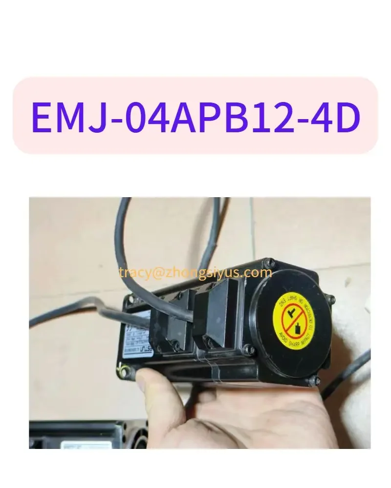 Used motor EMJ-04APB12-4D in stock, tested ok， function normally
