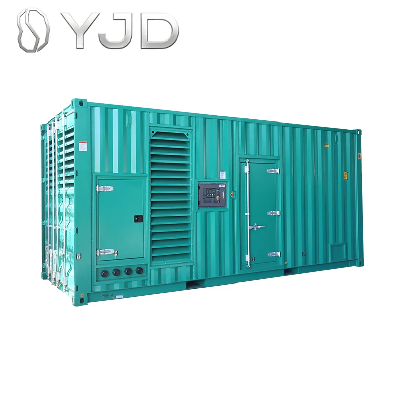 Container Silent Type Customized 1250kVA for Diesel Generator 50Hz 60Hz with ATS 3 Phase for Export Intelligent Controller