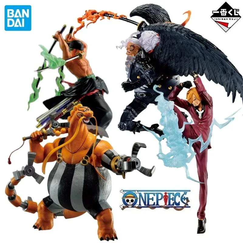 

BANDAI Ichiban Kuji One Piece Battle of Both Wings Roronoa Zoro King Sanji Queen Anime Figures Model Collection Toys Gifts
