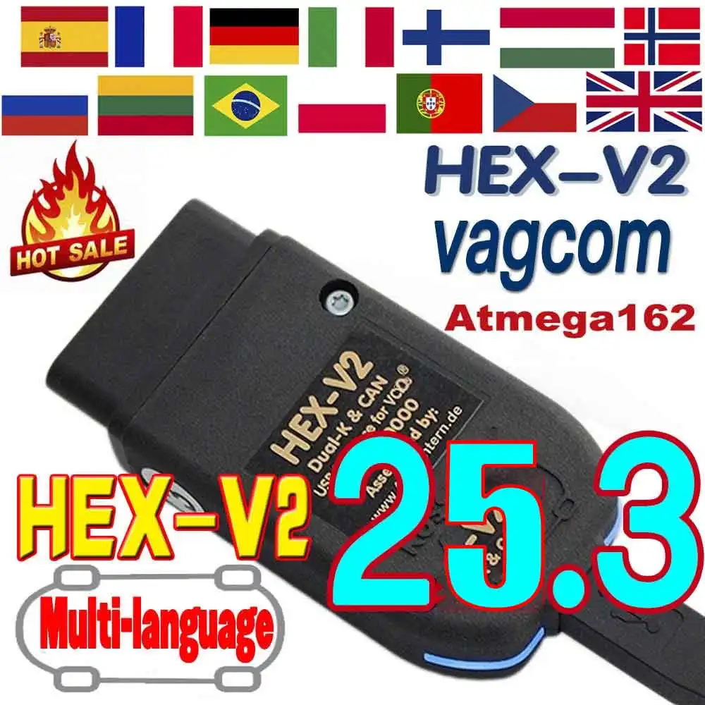 2025 новейший сканер VAG COM 25