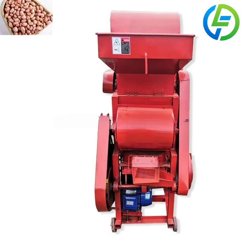 Customized Commercial Automatic Peanut Shelling Machine Automatic Feeding Groundnut Thresher Machine Price