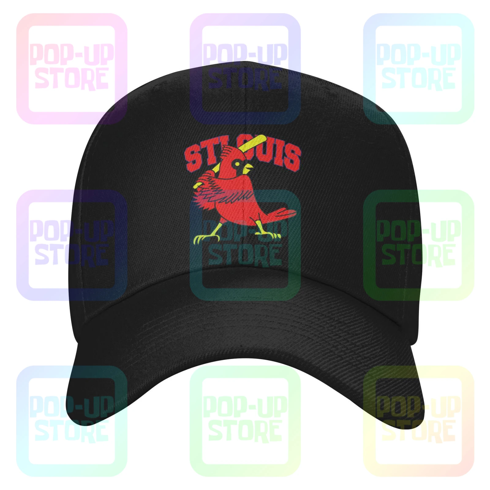 St. Louis Baseball Bat Design Cardinal Sports Caps Baseball Cap