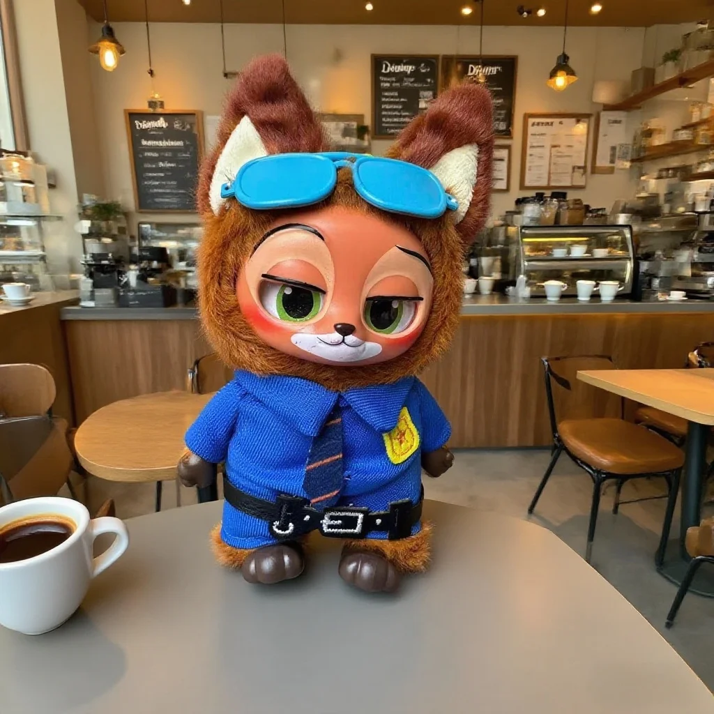 MINISO Halloween Nieuwe Crazy Zootopia Vinyl Series Blind Box - Leuke stripfiguur Pluche tashanger Speelgoed Mystery Gift