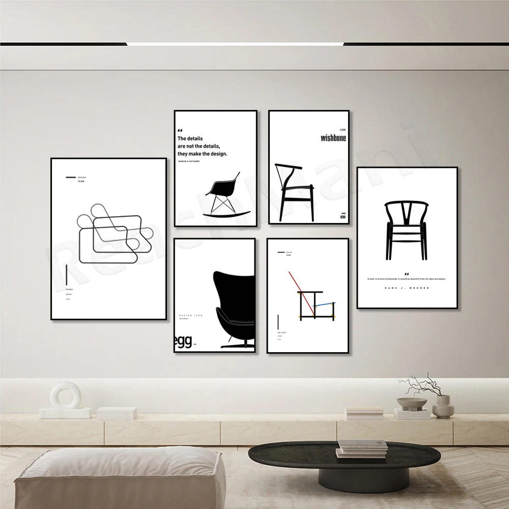 '900 design icon. Scandinavian style print. Modern design. Mr Watercolor. 1950s design. A gift for architects. Office decoration
