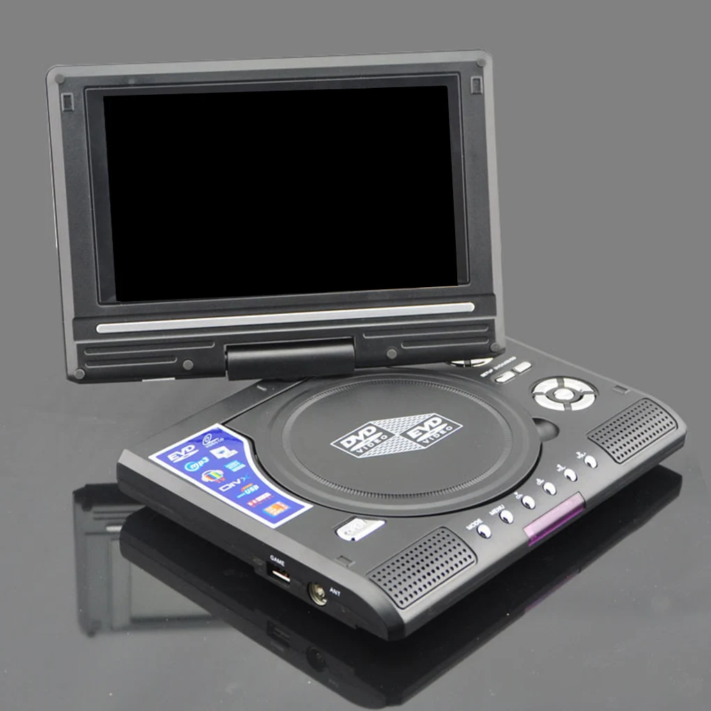 DVD Player 7 8 inch CD Players 270 Degree Rotation Screen with Remote Control Travel Home Car Radio Device