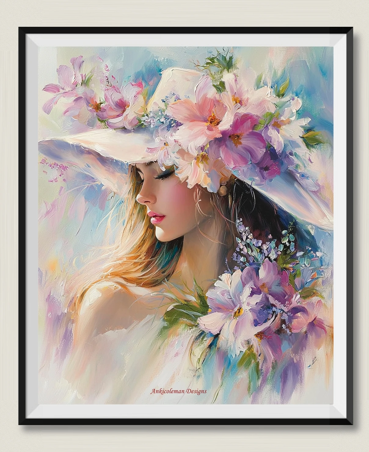 

lossomed with Grace 2 - Needlework for embroidery DIY DMC High Quality - Counted Cross Stitch Kits 14 ct Oil painting