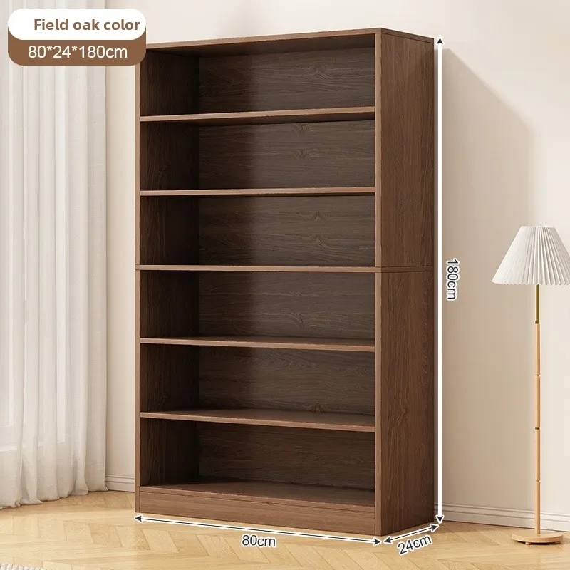Multi-functional Bookshelf Floor Shelf Against Wall Cabinet Storage Shelf Large Capacity Bookshelf Bookcase Sturdy And Durable