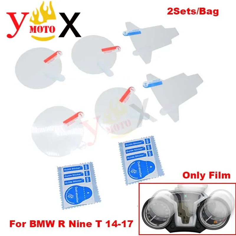 دراجة نارية بولي TPU عداد السرعة أداة لوحة القيادة العنقودية خدش لوحة طبقة حماية الشاشة لسيارات BMW R تسعة T R9T 2014-2017