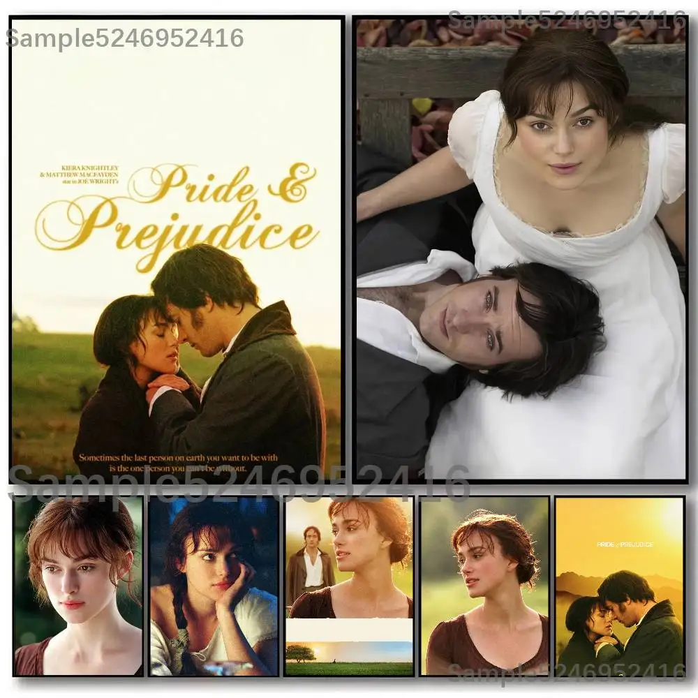 P-Pride And Prejudice Poster For Fans Room Living Canvas Painting Print Pictures Wall Art Home Decor