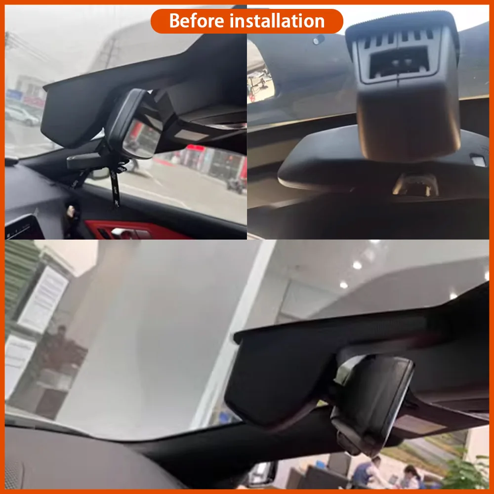 for BMW Z4 G29 X7 G07 2 Series Convertible Video Recorder 4K DVR Dash Cam Wifi Camera 170° Wide Angle Plug & Play Loop Recording