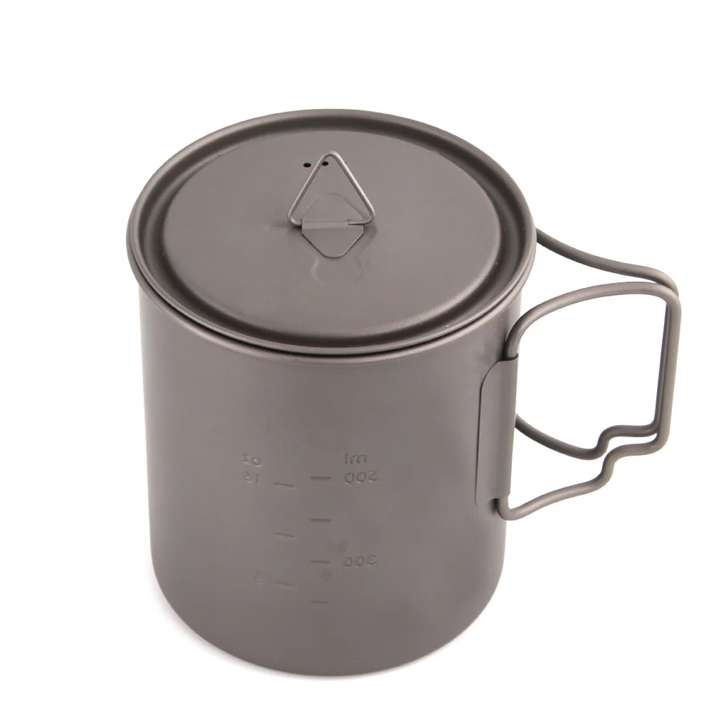 TOAKS Universal Titanium Cup Lid Titanium Camping Pot Lid Mug Lid Titanium Lid for Cup Mug Pot Kettle