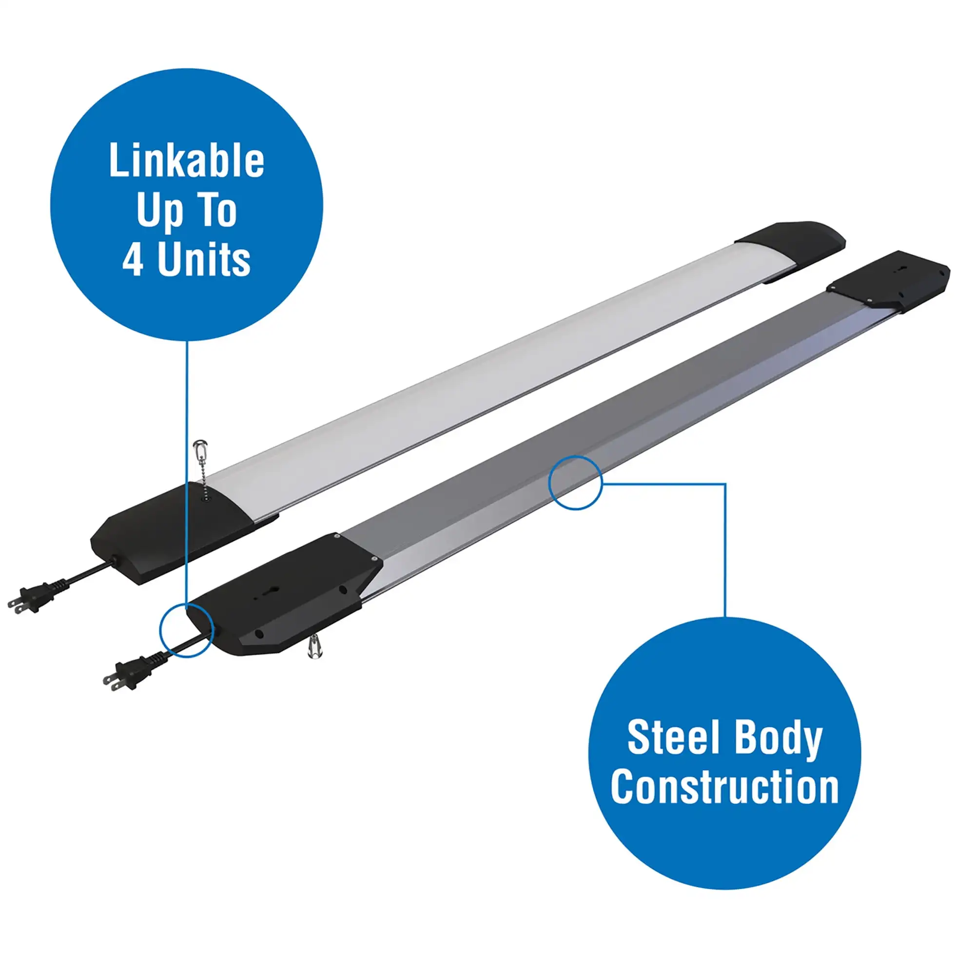 5500 lumen 4ft koppelbaar led-winkellicht