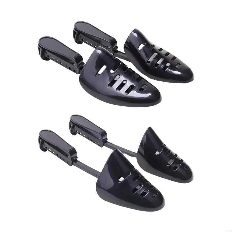 2Pcs Adjustable Plastic Shoe Shaper Trees Telescopic Shoe Expanders for Daily