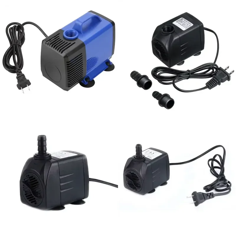 for Modern Outdoor AC 220V 115W OEM Aquarium Plastic Submersible Pump for Fish Tank Water Circulation
