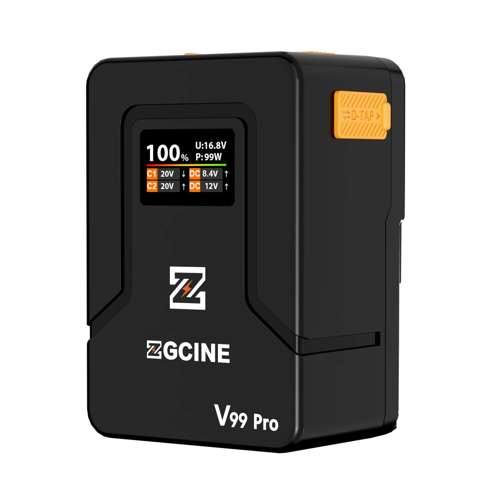 ZGCINE ZG-V99 Pro V Mount batterij 14,8 V 99,9 Wh Power Bank Li-ion batterijen voor camera's/telefoons/LED-videolamp Snel opladen - afbeelding 2