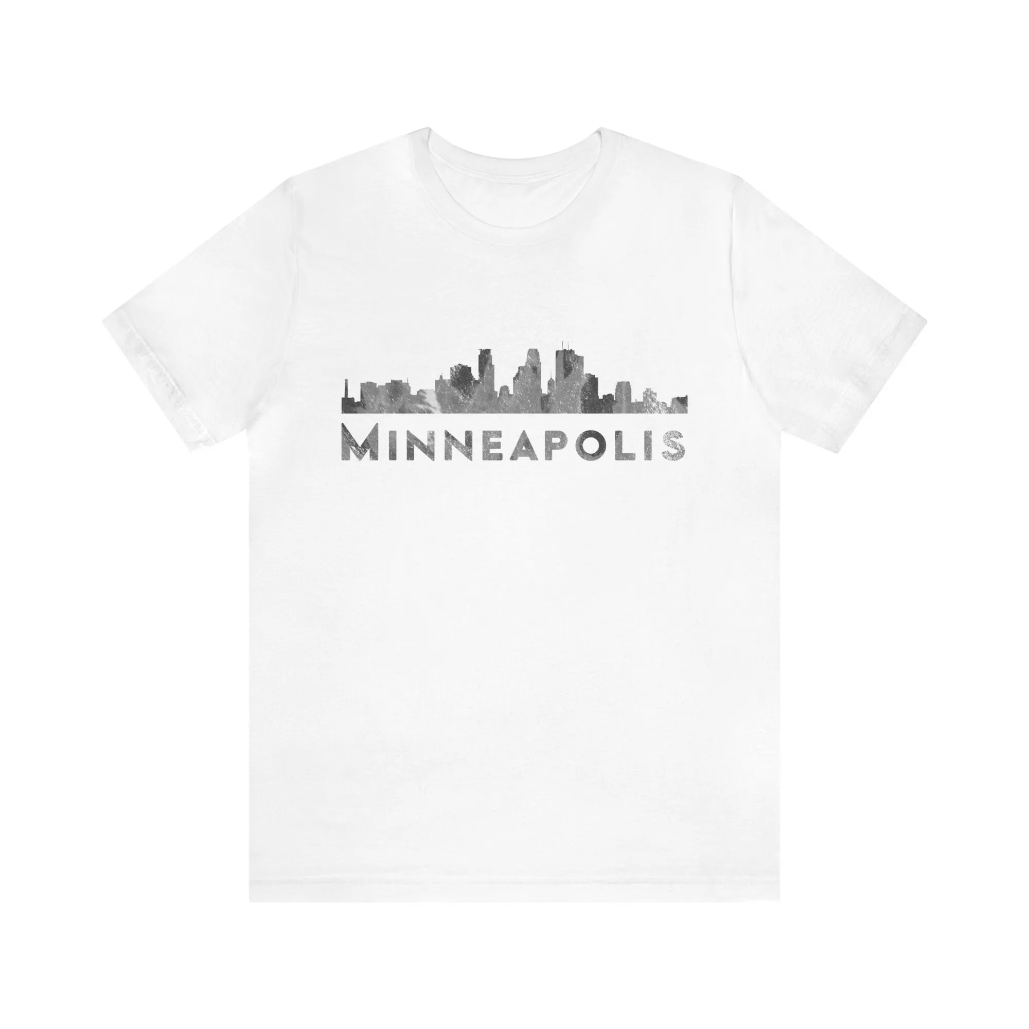 Minneapolis Skyline Silhouette Unisex Jersey Tee