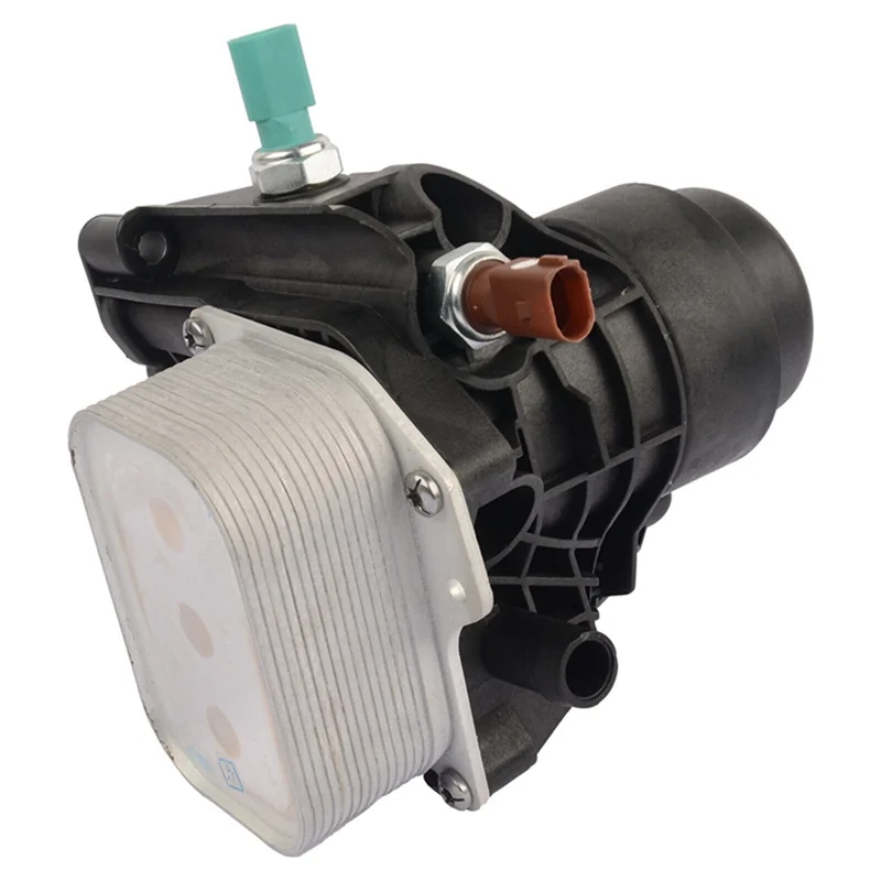 AEA6-カール冷却システム トランスミッションオイルクーラーアセンブリ VWビートル ティグアン ゴルフ 03N115389A 03N115389B用