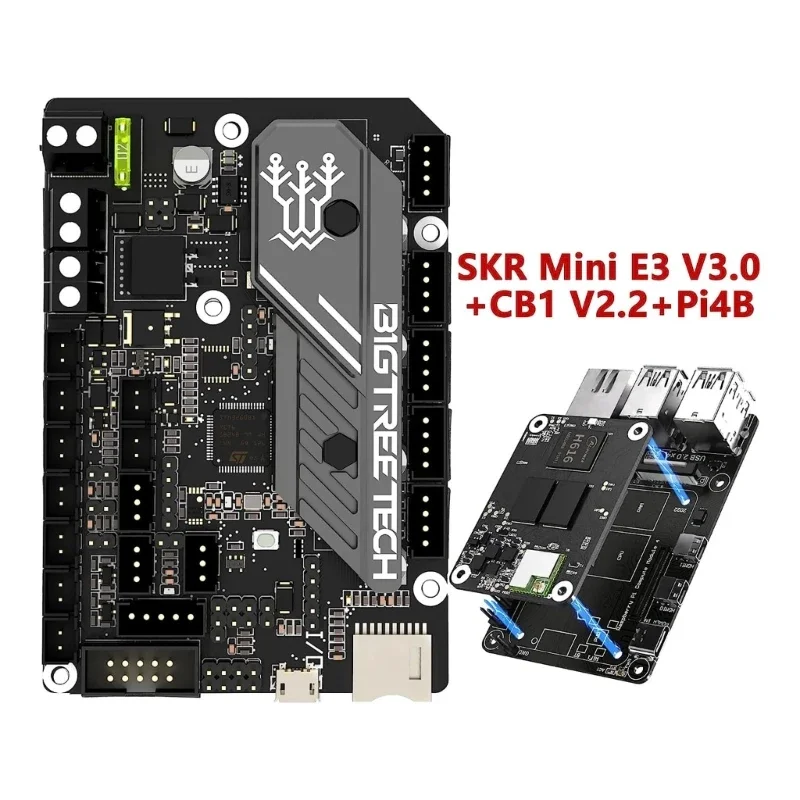 

3D-принтер Silent Control Boatrd SKR Mini V3.0 CB1 V2.2, комплект базовой платы для Ender3 3Pro Voron V0 Runs Klipper