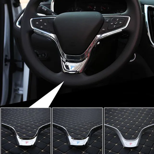 Car Styling Steering Wheel Cover Sticker Interior Decorative for Chevrolet Equinox 2017-2021 Car Accessories