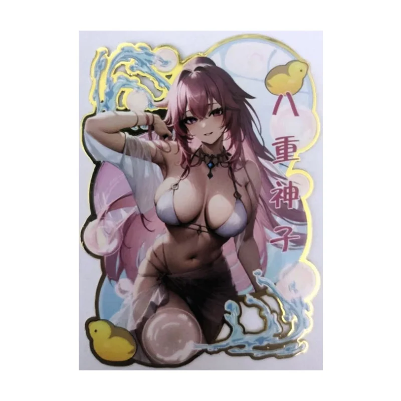 Anime Goddess Story Rare Metal Refractive Flash Cards Jingliu Lisa Yor Forger Toys for boys Collectible Cards Birthday Gifts