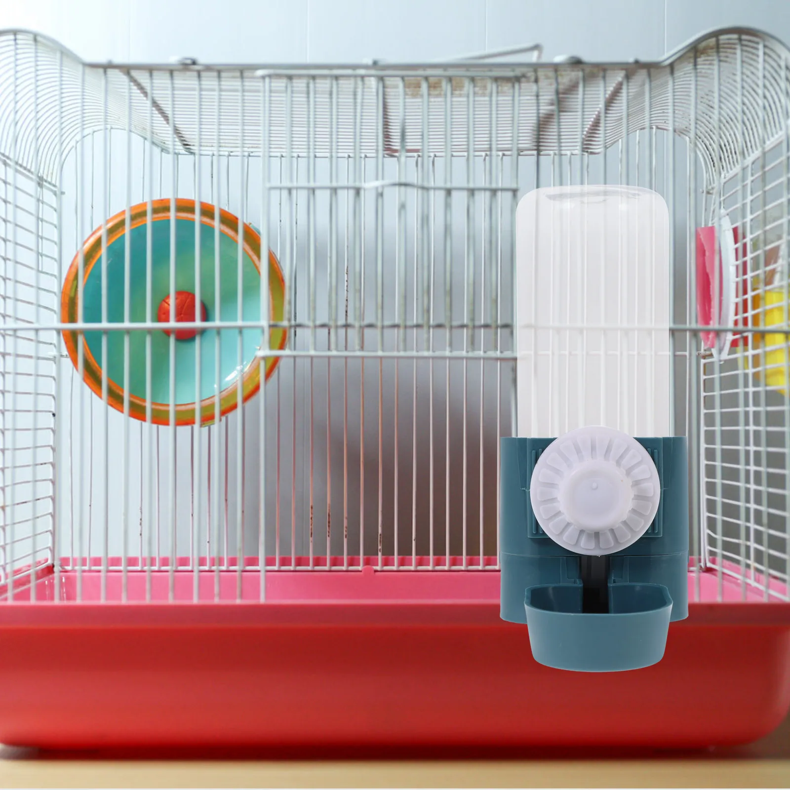 

Rabbit Water Bottle Hanging Pet Cage Feeder Secure Height Prevent Knock Over Safe Healthy Drinking Hamster Guinea Pig