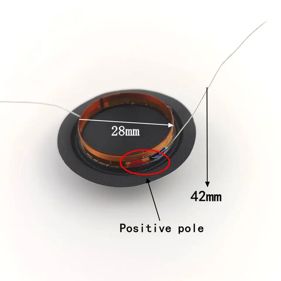 2PCS Replacement Silk Dome Tweeter Diaphragms For DynAudio D28