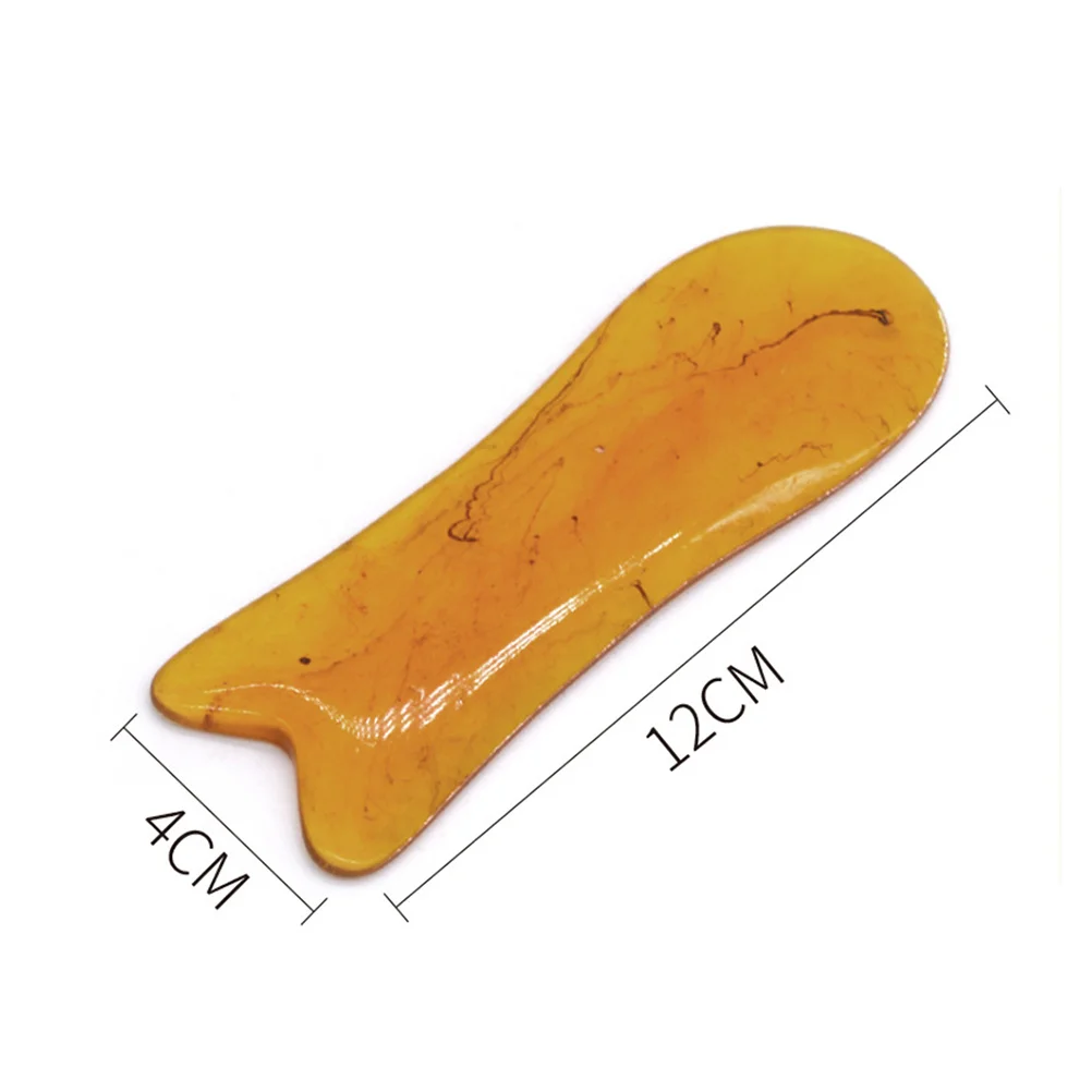 

5pcs 1 Set Of Scraping Boards Natural Resin Beeswax Skin Massage Tools Smooth Facial Beauty Scraping Tool For Neck Shoulder Leg