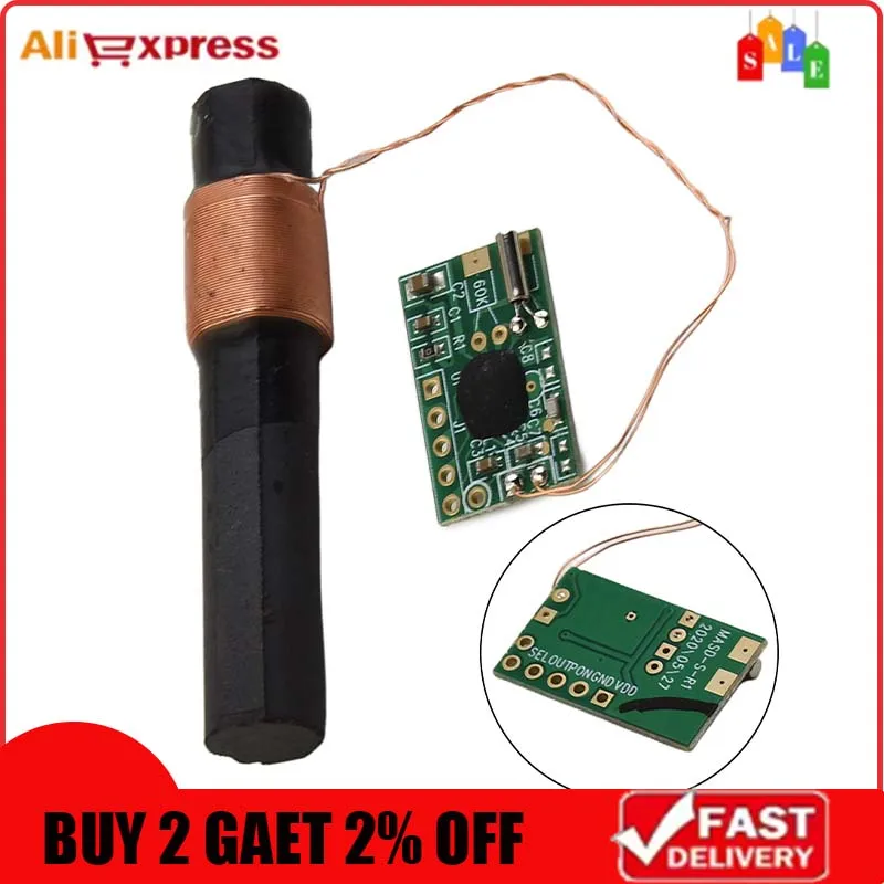 DCF77  Radio Time Receiver Module DCF-1060N-MAS Module Radio Clock Radio Module Antenna Electronic Singal Components