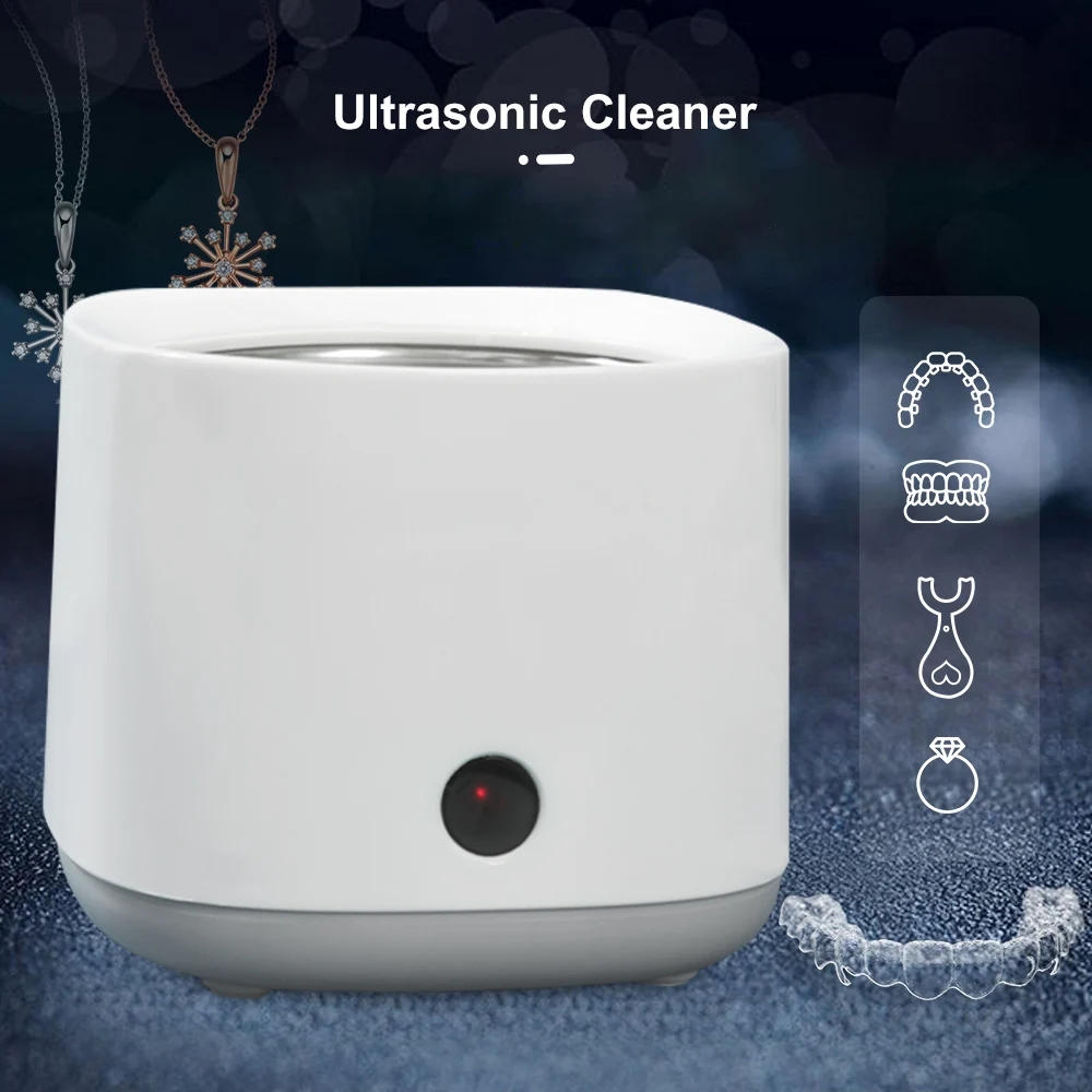 

New Portable Ultrasonic Cleaning Machine High Frequency Vibration washCleanerDental Braces Jewelry Watch Denture Washing Machine