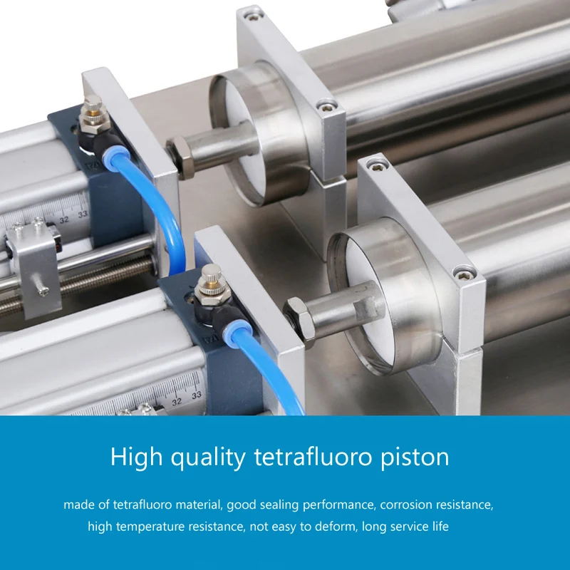 수평 더블 헤드 페이스트 충전 기계 자동 정량 화장품 꿀 페이스트 액체 충전 기계 사용자 정의 가능