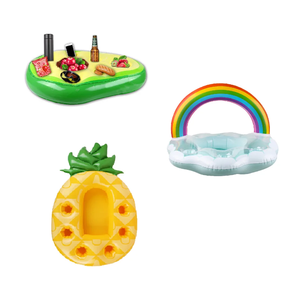 

Inflatable Pool Ice Bar Summer Party Ice Tray Inflatable Beverage Rack Summer Pool Party Cooler Ice Bucket