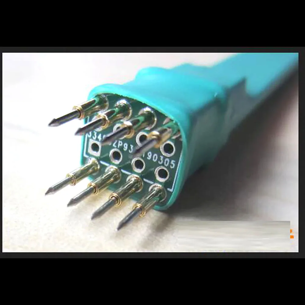 Imagem -03 - Chip Burning Needle Pcb Test Stand Fixture Firmware Burn Test Probe Spring Pin 62 Milímetros 254 Milímetros Dip8