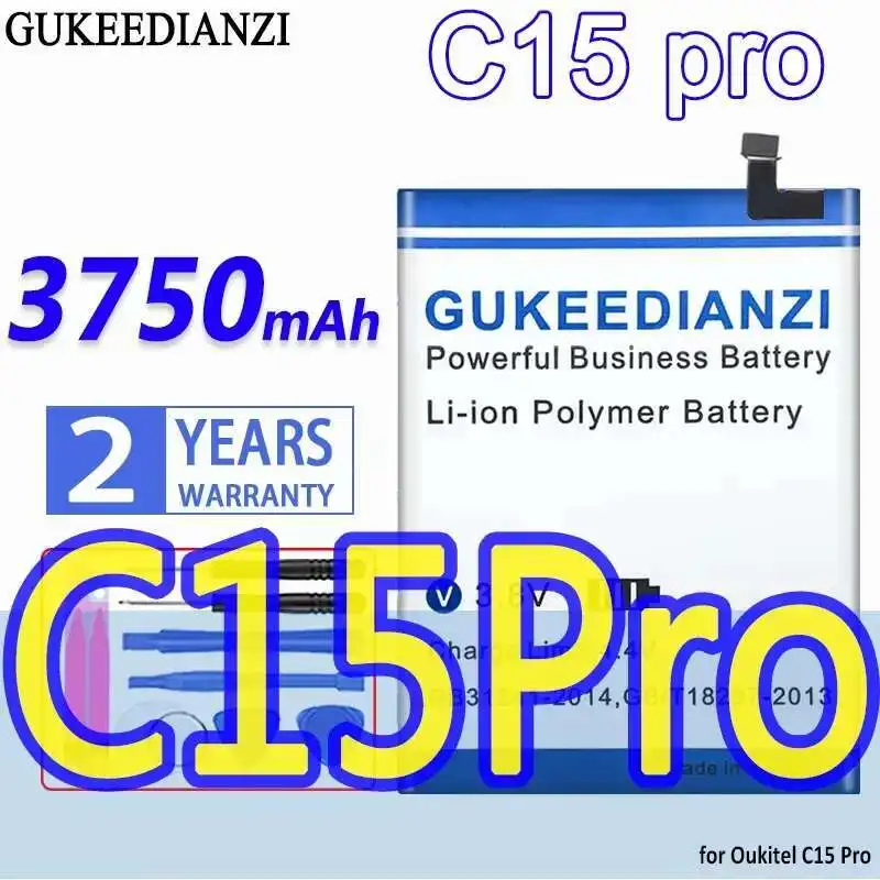 

Lightweight Mobile Phone Battery 3750Mah For Oukitel C15 Pro