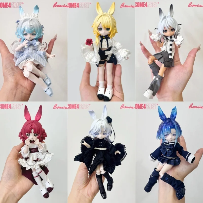 

В наличии масштаб 1/12 Come4free Bunny Weather Starry Tale Bjd слепая коробка шарнирная кукла с наряд подарочный набор коллекционная модель