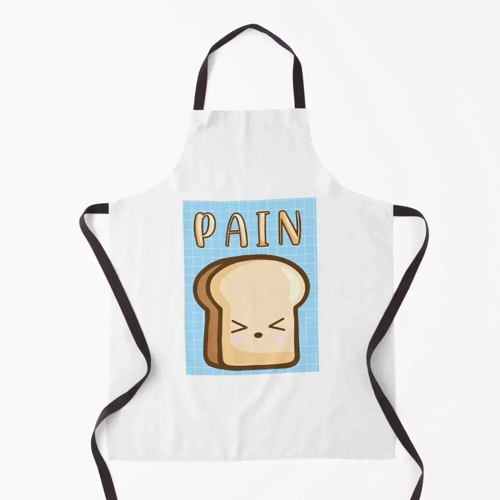 

Cute French Bread (Pain) Apron Home Utensils professional hairdresser cook wear Apron