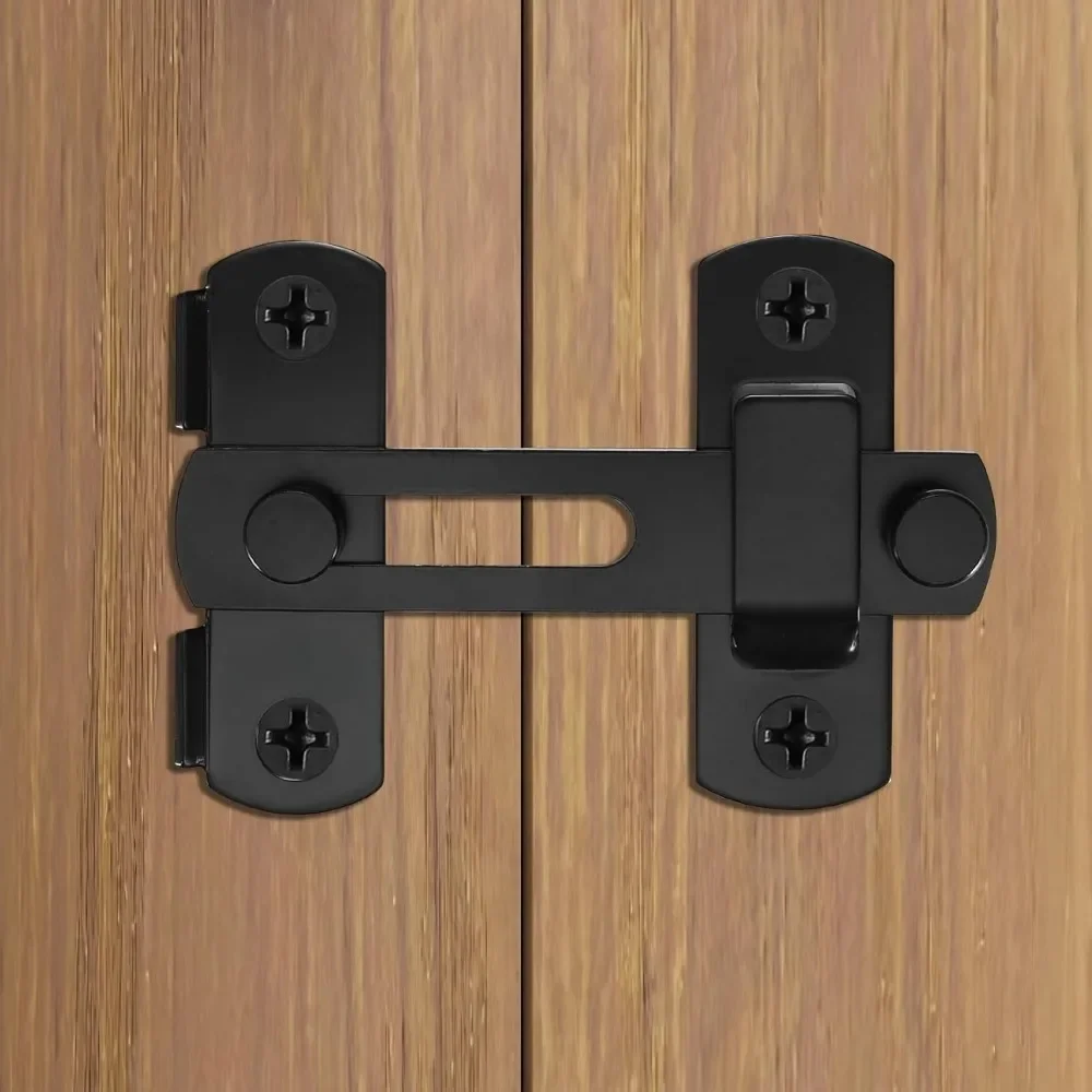 180 Degree Stainless Steel Toggle Latch Sliding Barn Lock Hardware Gate Latches for Window Closet Door Lock Guard Latch Bolt
