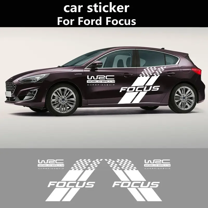 Car stickers For Ford Focus body decoration modification personality sports racing decoration decals