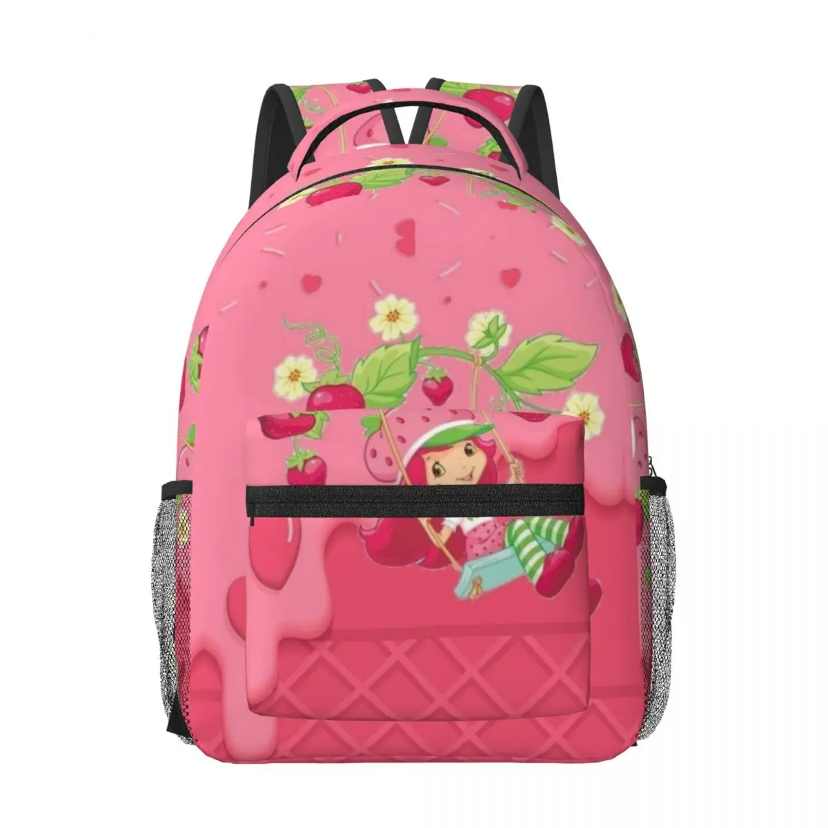 Like-Strawberry-Shortcake New Fashion zaino da College impermeabile ad alta capacità borsa da viaggio per Laptop alla moda