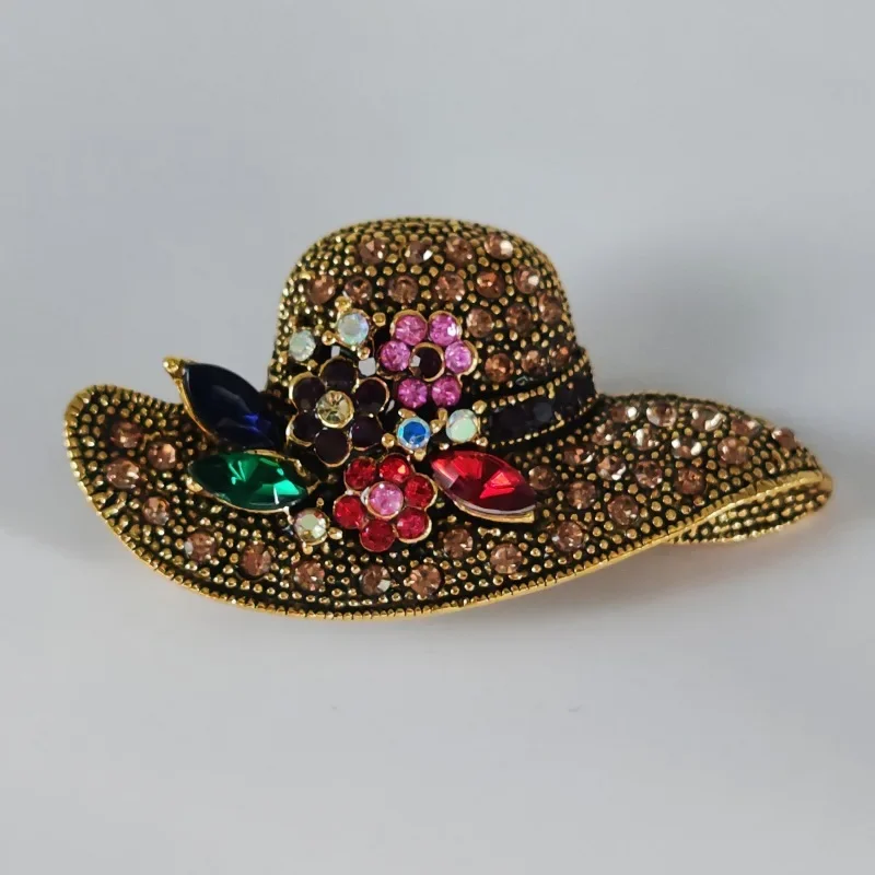 1Pc Exquisite Straw Hat Pin for Men Women Chic Hat Brooches Pins Trendy Accessories Birthday Party Gift Couple Items 2026