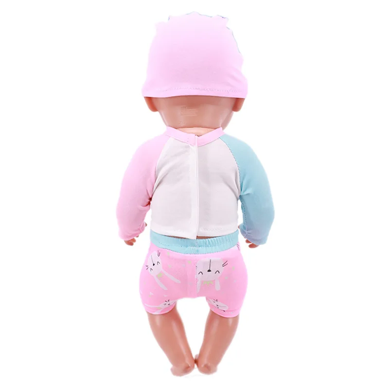 Swimsuit Swimming Cap Doll Clothes For 18Inch American Doll Girl&43Cm ReBorn Baby Doll item Accessories,Generation Born Baby Toy