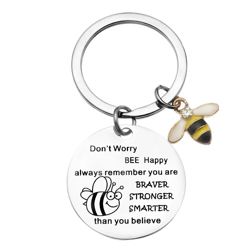 You’ll Always Bee My Favorite Teacher Thank You Christmas Gifts for Teacher Insect Keychain Birthday Key Chains Jewelry Gift