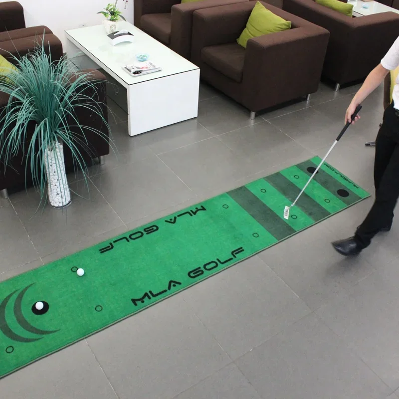 

50x300cm Swing Trainer Putting Green Golf Mat Indoor/Outdoor Driving Turf Golf Rug