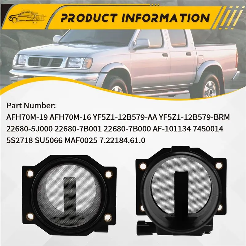 Classy-AFH70M-19 Car Mass Air Flow Meter Sensor For Infiniti Qx4 Nissan Frontier Mercury Villager 98-04 22680-7B001 22680-7B000