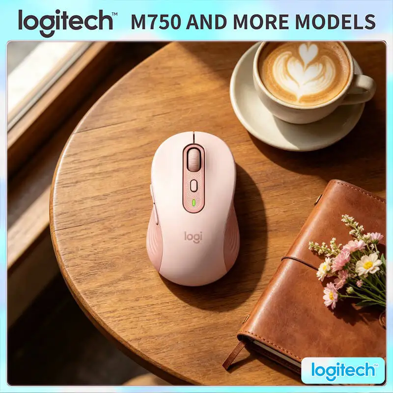 

M750 Bluetooth Mouse - Quiet Silent Clicks, SmartWheel Smooth Scroll, 20-Month Battery, Multi-Device Ready