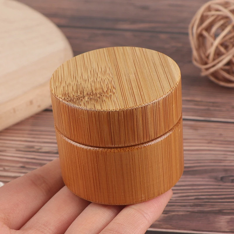 1PC 5g 10g 15g 20g 30g 50g Bamboo Bottle Cream Mask Jar Make-Up Skin Care Container Empty Cosmetic Bottle Packaging Container